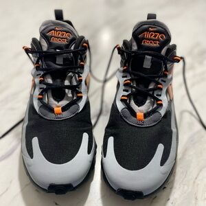 Nike Air Max React Sneakers - Black and Gray